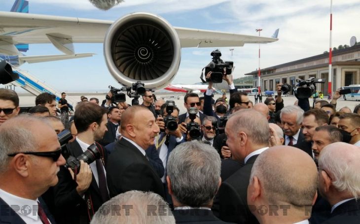 Azərbaycan Prezidenti Rize-Artvin Hava Limanının açılışında iştirak edir