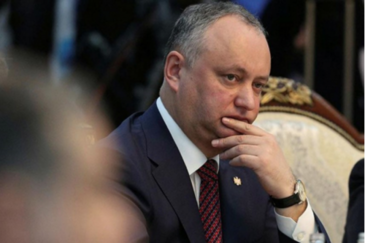 Moldovanın sabiq prezidenti İqor Dodon saxlanılıb