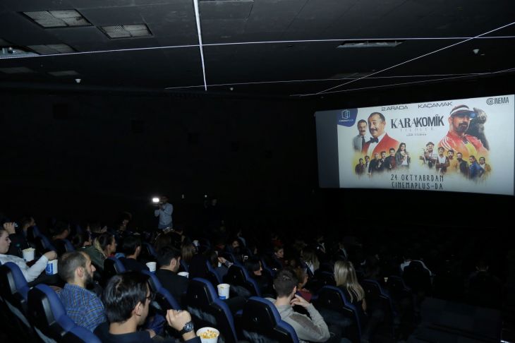 “CinemaPlus”da Cem Yılmazın iki filmi nümayiş olunub - FOTOLAR
