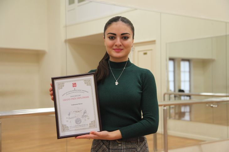 Akademik Musiqili Teatrın balet artisti “Caspi art 9” Uluslararası Sanat Yarışmasında "Grand Pri" qazandı