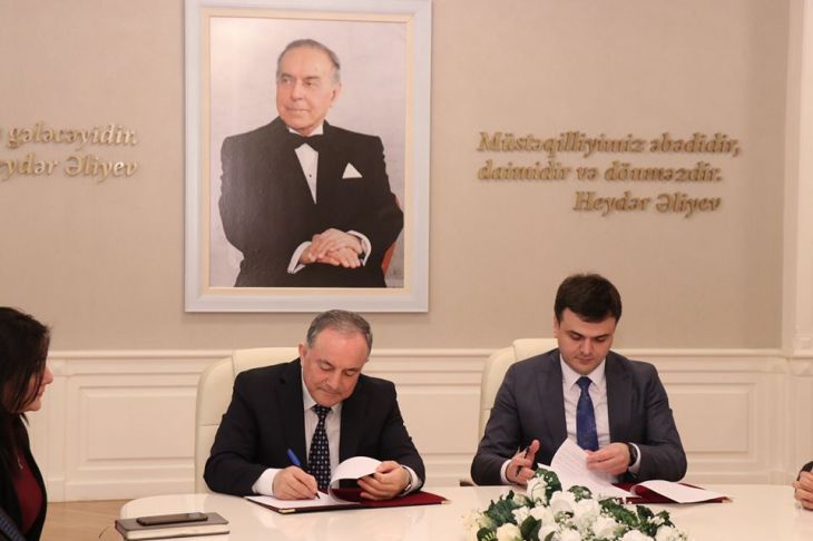 AzTU ilə Abşeron Logistika Mərkəzi arasında əməkdaşlıq haqqında memorandum imzalanıb - Fotolar