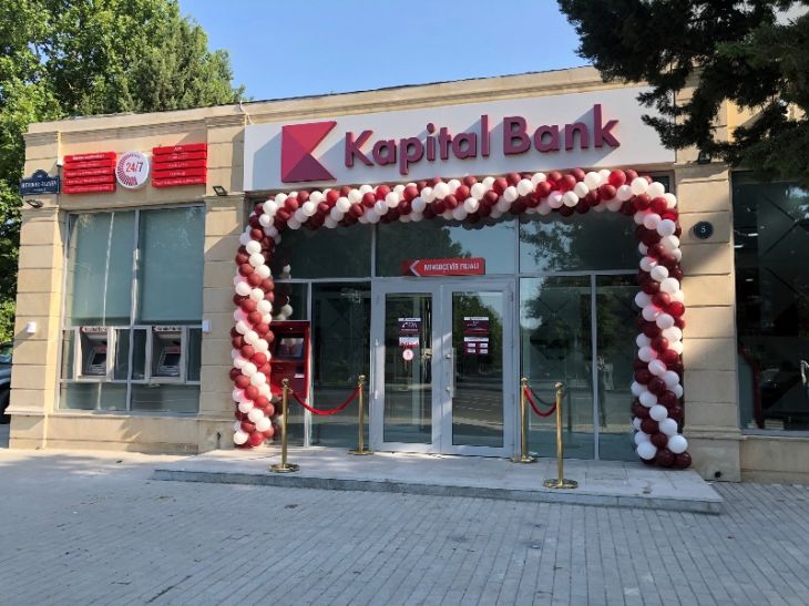 Kapital Bank yenilənən Mingəçevir filialını istifadəyə verdi