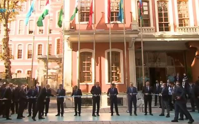 Prezident TŞ katibliyinin yeni binasının açılışında - Video