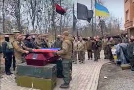 Ukrayna ordusunun həlak olan azərbaycanlı hərbçisi son mənzilə yola salınıb