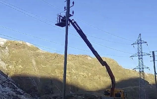 “Azərişıq” Kəlbəcər və Laçında yenidənqurma işlərini davam etdirir - Video